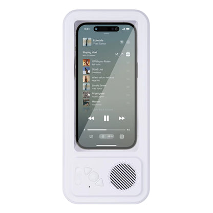 Waterproof Bluetooth Speaker Phone Holder for Touch Screen Shower Phone Case Mount Stand Handsfree Music Play Bath Gadget