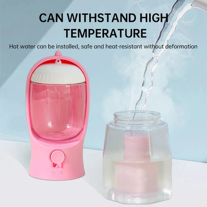 3 in 1 Travel Portable Dog Feeder Pet Water Dispenser Drinking Bottle Food Container with Poop Bag for Puppy Outdoor Walking