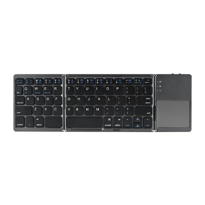 Wireless Folding Keyboard Bluetooth Keyboard with Touchpad for Windows Android IOS Phone Multi-Function Button Mini Keyboard