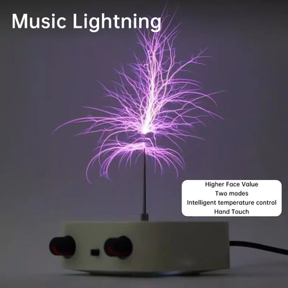 AC110-220V Input Dual Mode Music Tesla Coil Music Box Artificial Lightning Touchable Audio Input Bluetooth DIY Electronic Kit