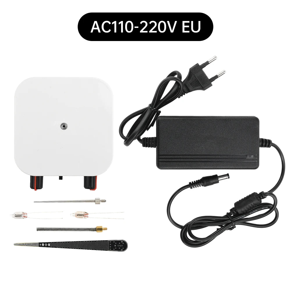 AC110-220V Input Dual Mode Music Tesla Coil Music Box Artificial Lightning Touchable Audio Input Bluetooth DIY Electronic Kit
